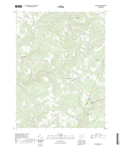 United States Geological Survey Strongstown, PA (2023, 24000-Scale) digital map
