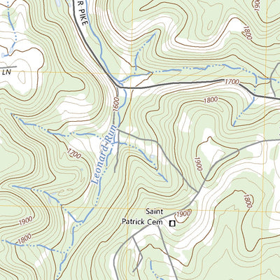 United States Geological Survey Strongstown, PA (2023, 24000-Scale) digital map