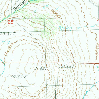 United States Geological Survey Stroud Creek, ID (1989, 24000-Scale) digital map