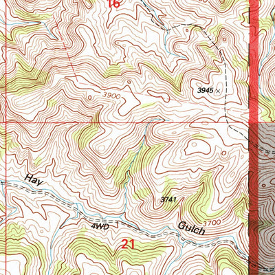 United States Geological Survey Stroud Creek, MT (1995, 24000-Scale) digital map