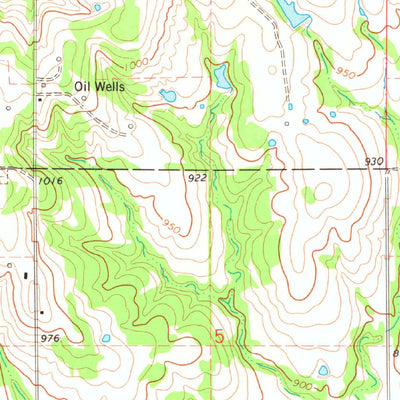 United States Geological Survey Stroud North, OK (1975, 24000-Scale) digital map