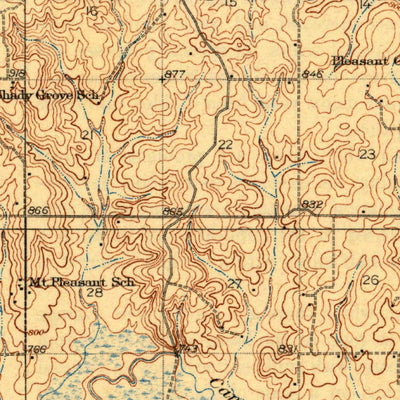 United States Geological Survey Stroud, OK (1932, 62500-Scale) digital map