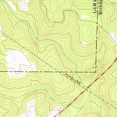United States Geological Survey Strouds, GA (1974, 24000-Scale) digital map