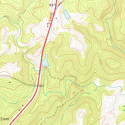 United States Geological Survey Strouds, GA (1974, 24000-Scale) digital map