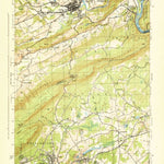 United States Geological Survey Stroudsburg, PA-NJ (1943, 31680-Scale) digital map