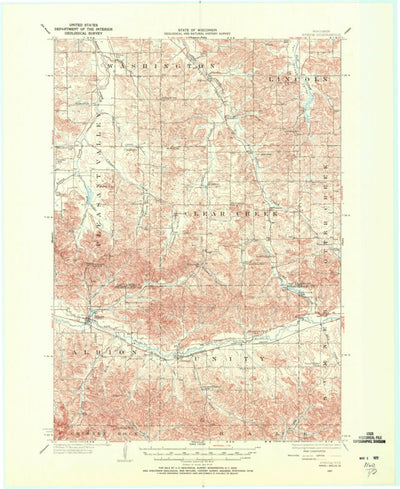 United States Geological Survey Strum, WI (1927, 62500-Scale) digital map