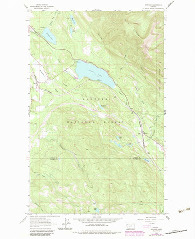 United States Geological Survey Stryker, MT (1963, 24000-Scale) digital map