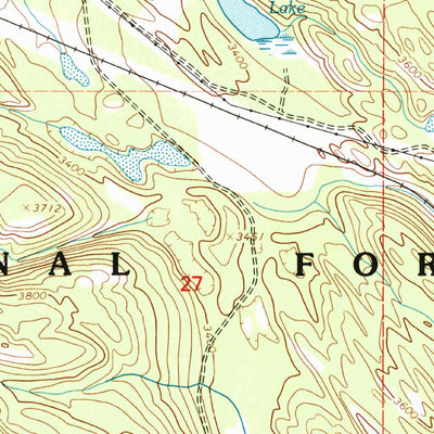 United States Geological Survey Stryker, MT (1997, 24000-Scale) digital map