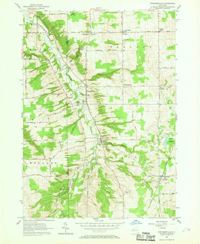 United States Geological Survey Strykersville, NY (1957, 24000-Scale) digital map