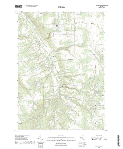 United States Geological Survey Strykersville, NY (2023, 24000-Scale) digital map