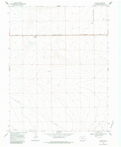 United States Geological Survey Stuart, CO (1968, 24000-Scale) digital map