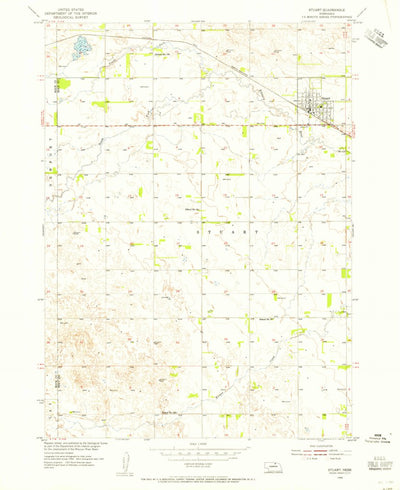 United States Geological Survey Stuart, NE (1954, 24000-Scale) digital map