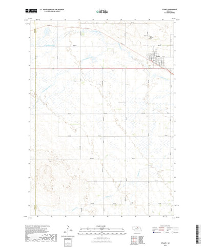 United States Geological Survey Stuart, NE (2021, 24000-Scale) digital map