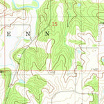 United States Geological Survey Stuart North, IA (1982, 24000-Scale) digital map