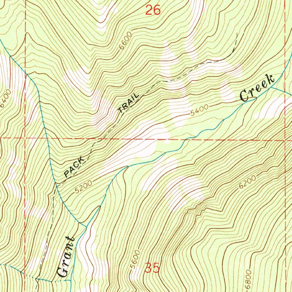 Stuart Peak, MT (1965, 24000-Scale) Map by United States Geological ...