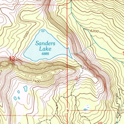 United States Geological Survey Stuart Peak, MT (1999, 24000-Scale) digital map
