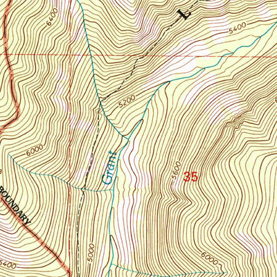 United States Geological Survey Stuart Peak, MT (1999, 24000-Scale) digital map
