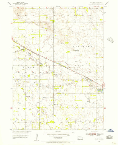 United States Geological Survey Stuart SE, NE (1954, 24000-Scale) digital map