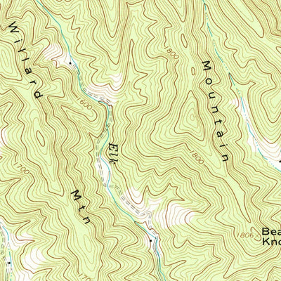 United States Geological Survey Stuart SE, VA-NC (1968, 24000-Scale) digital map