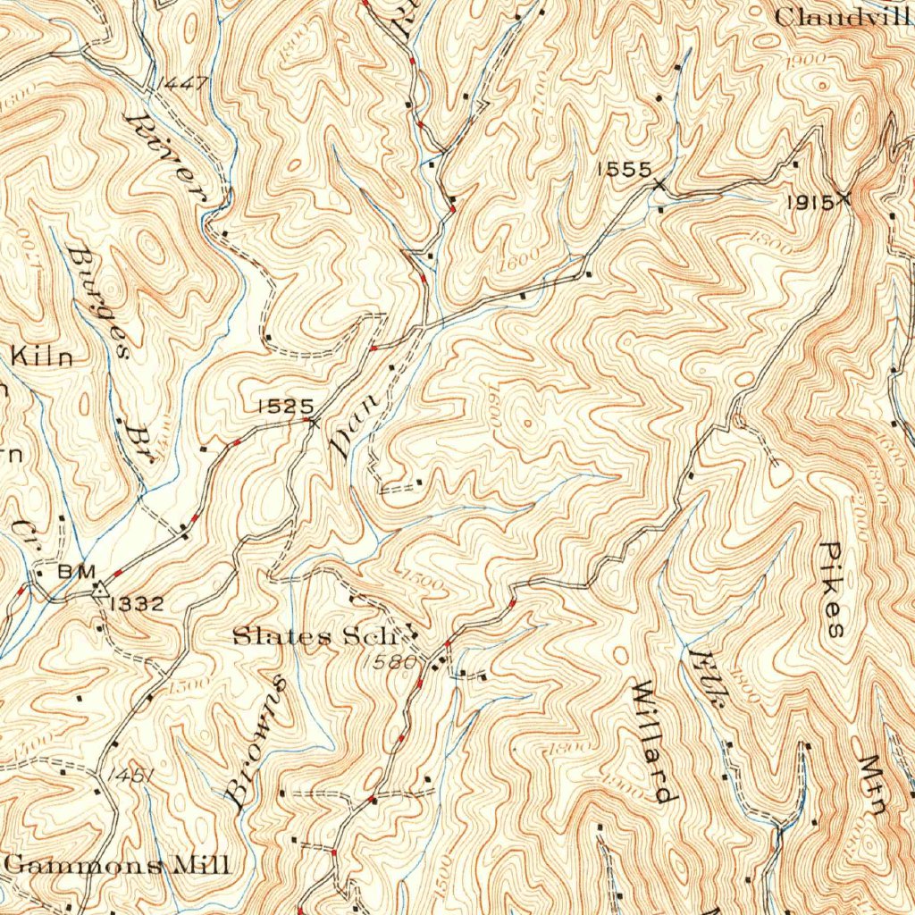 Stuart, VA-NC (1928, 62500-Scale) Map by United States Geological ...