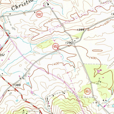 United States Geological Survey Stuarts Draft, VA (1964, 24000-Scale) digital map