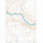 United States Geological Survey Stubblefield Point, WA (1981, 24000-Scale) digital map