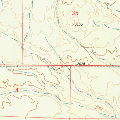 United States Geological Survey Stud Horse Butte, WY (1969, 24000-Scale) digital map