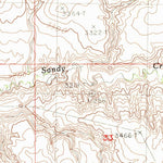 United States Geological Survey Studhorse Butte, MT (1984, 24000-Scale) digital map