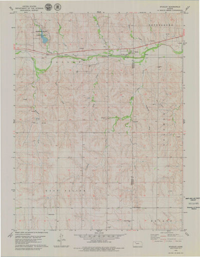 United States Geological Survey Studley, KS (1979, 24000-Scale) digital map