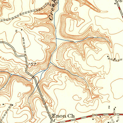 United States Geological Survey Studley, VA (1951, 24000-Scale) digital map
