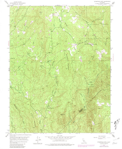 United States Geological Survey Stumpfield Mountain, CA (1947, 24000-Scale) digital map