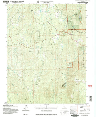 United States Geological Survey Stumpfield Mountain, CA (2004, 24000-Scale) digital map