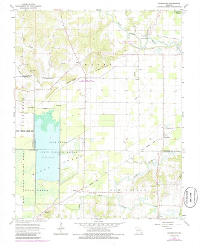 United States Geological Survey Sturdivant, MO (1963, 24000-Scale) digital map