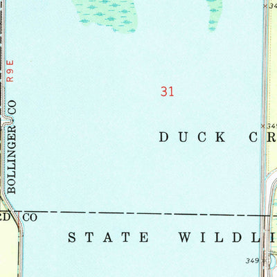 United States Geological Survey Sturdivant, MO (1963, 24000-Scale) digital map