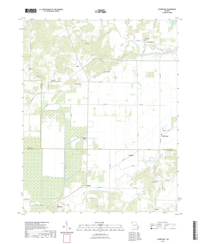 United States Geological Survey Sturdivant, MO (2021, 24000-Scale) digital map