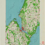 United States Geological Survey Sturgeon Bay, WI (1960, 62500-Scale) digital map