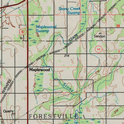 United States Geological Survey Sturgeon Bay, WI (1984, 100000-Scale) digital map