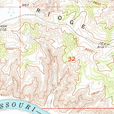 United States Geological Survey Sturgeon Island, MT (1954, 24000-Scale) digital map