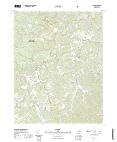 United States Geological Survey Sturgeon, KY (2022, 24000-Scale) digital map