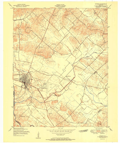 United States Geological Survey Sturgis, KY (1951, 24000-Scale) digital map