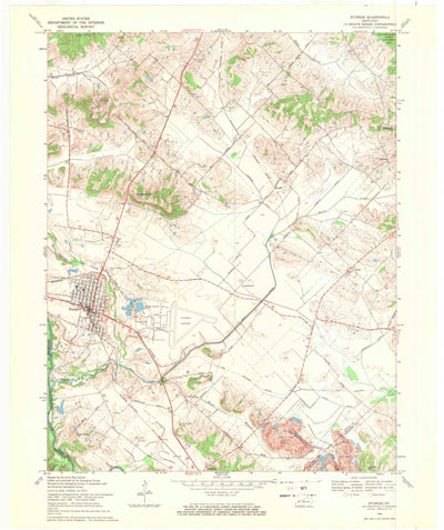 United States Geological Survey Sturgis, KY (1969, 24000-Scale) digital map