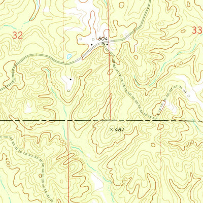 United States Geological Survey Sturgis, MS (1972, 24000-Scale) digital map