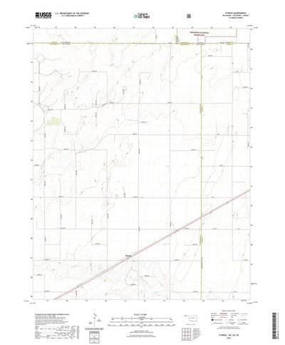 United States Geological Survey Sturgis, OK (2022, 24000-Scale) digital map