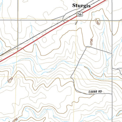 United States Geological Survey Sturgis, OK (2022, 24000-Scale) digital map