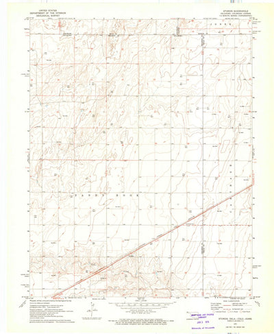 United States Geological Survey Sturgis, OK-CO-KS (1971, 24000-Scale) digital map