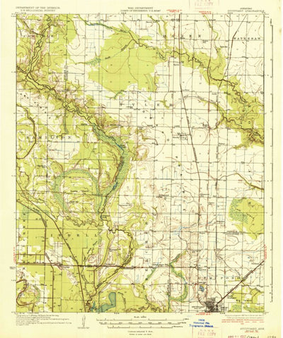 United States Geological Survey Stuttgart, AR (1937, 62500-Scale) digital map