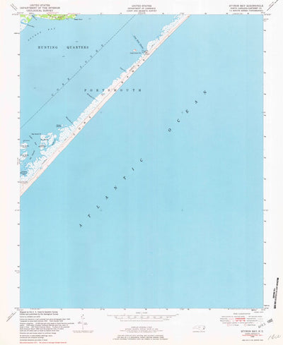 United States Geological Survey Styron Bay, NC (1949, 24000-Scale) digital map
