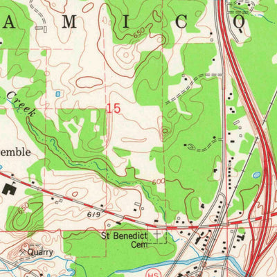 United States Geological Survey Suamico, WI (1974, 24000-Scale) digital map