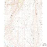 United States Geological Survey Sublet, WY (1985, 24000-Scale) digital map