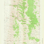 United States Geological Survey Sublette Canyon, WY (1967, 24000-Scale) digital map